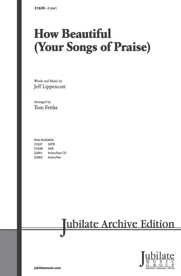 How Beautiful (Your Songs of Praise) Cover Image