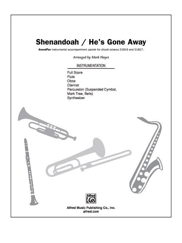 Shenandoah / He's Gone Away: Score Sheet Music Preview