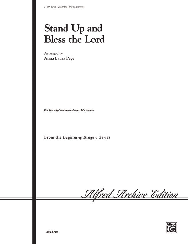 Stand Up and Bless the Lord Cover Image