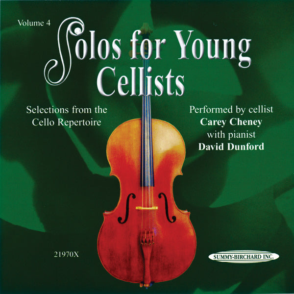 Solos for Young Cellists CD, Volume 4 Cover Image