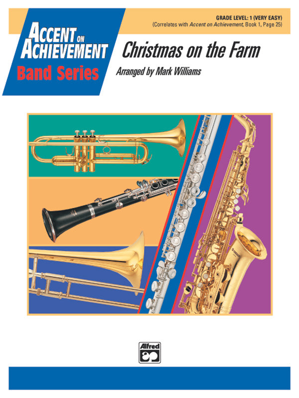 Christmas on the Farm: E-flat Baritone Saxophone Sheet Music Preview