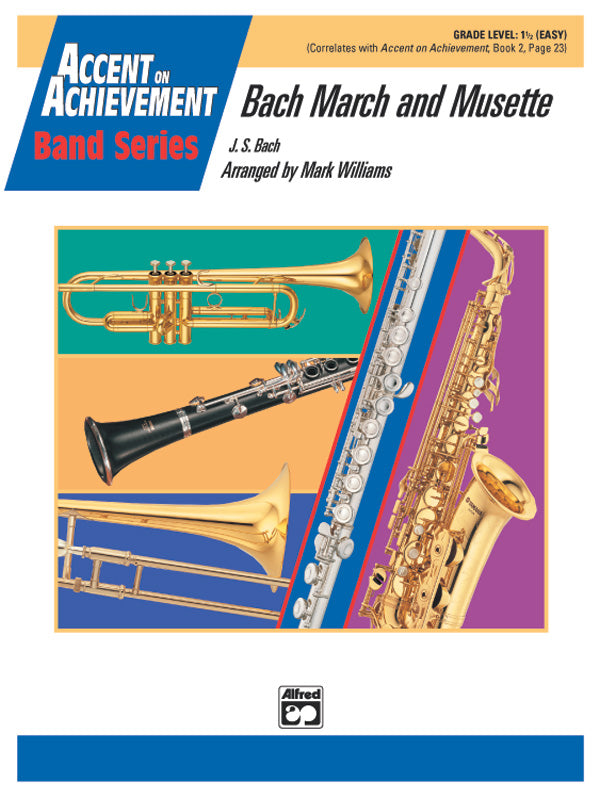 Bach March and Musette: Piano Accompaniment Sheet Music Preview