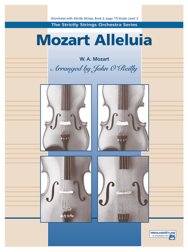 Mozart Alleluia: 3rd Violin (Viola [TC]) Sheet Music Preview