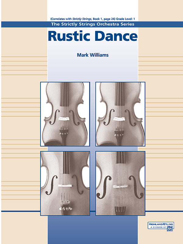 Rustic Dance: 1st Violin Sheet Music Preview
