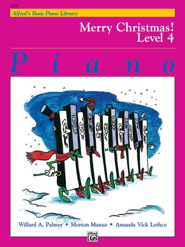 Alfred's Basic Piano Library: Merry Christmas! Book 4 Sheet Music Preview