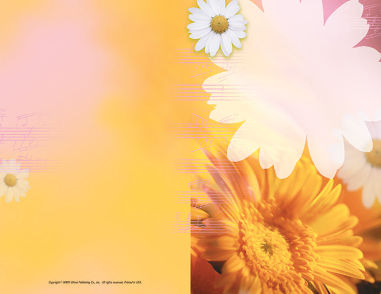 Recital Program Blanks - Spring Cover Image