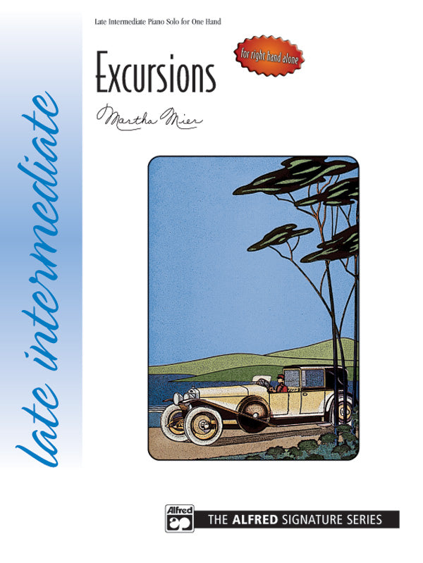 Excursions (for right hand alone) - Piano Solo Sheet Music Preview