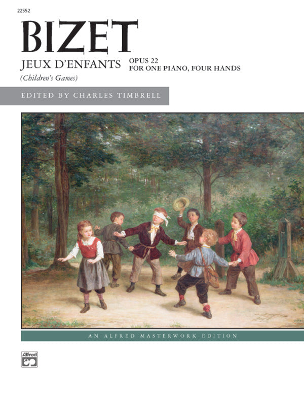 Bizet: Jeux d'enfants, Opus 22 - Piano Duet (1 Piano, 4 Hands) Sheet Music Preview
