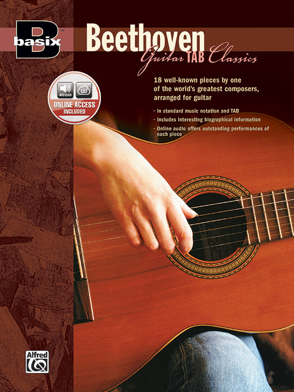 Basix® Guitar TAB Classics: Beethoven Sheet Music Preview
