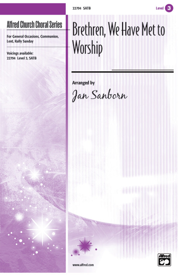 Brethren, We Have Met to Worship Cover Image