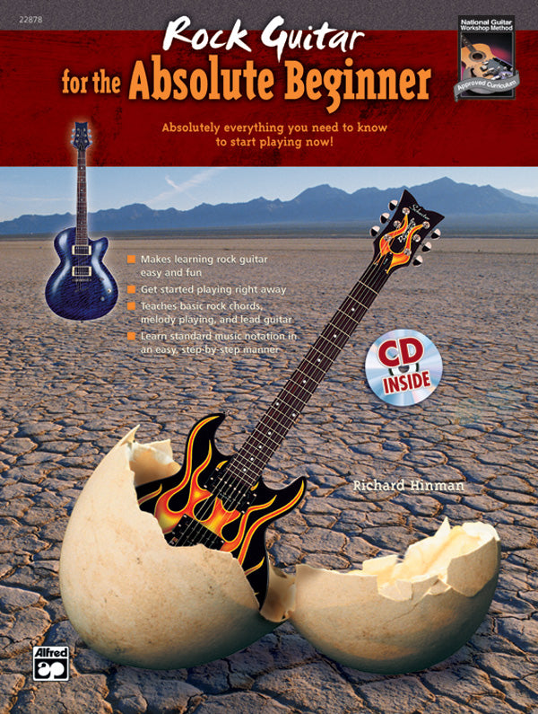 Rock Guitar for the Absolute Beginner Cover Image
