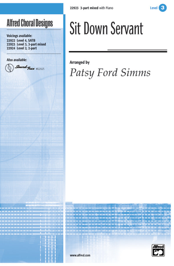 Sit Down Servant Sheet Music Preview