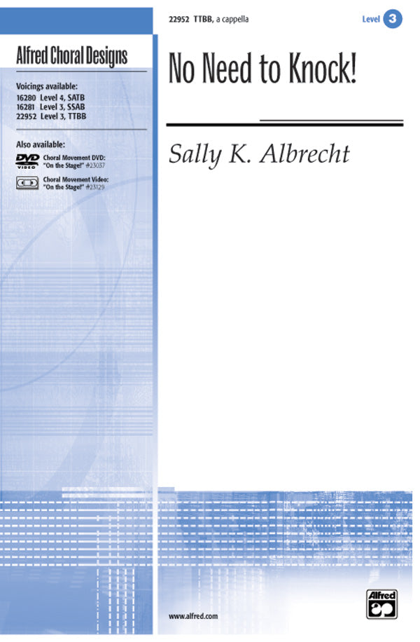 No Need to Knock! Sheet Music Preview