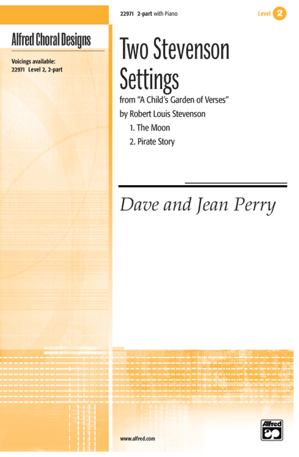 Two Stevenson Settings Sheet Music Preview