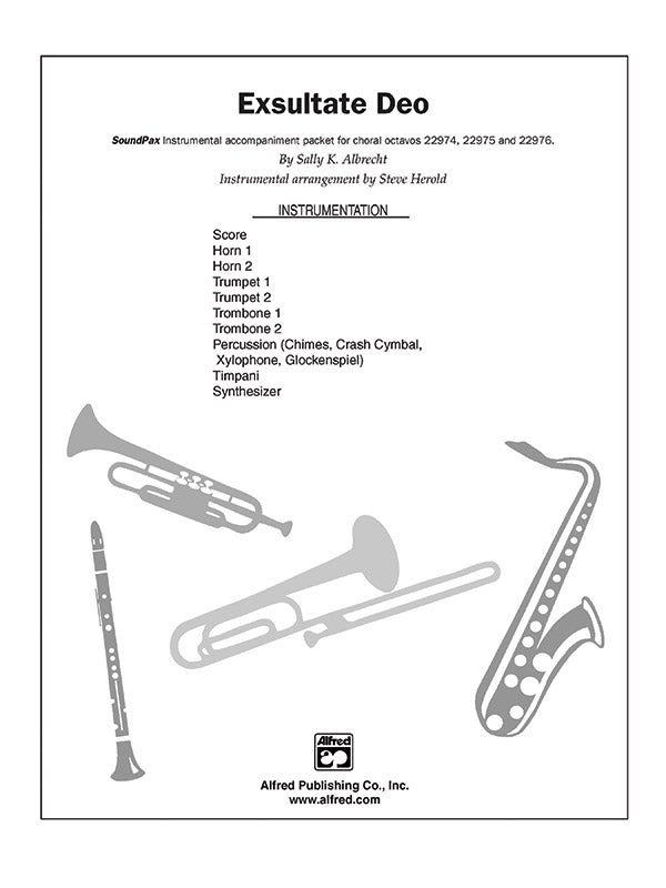 Exsultate Deo: 2nd F Horn Sheet Music Preview