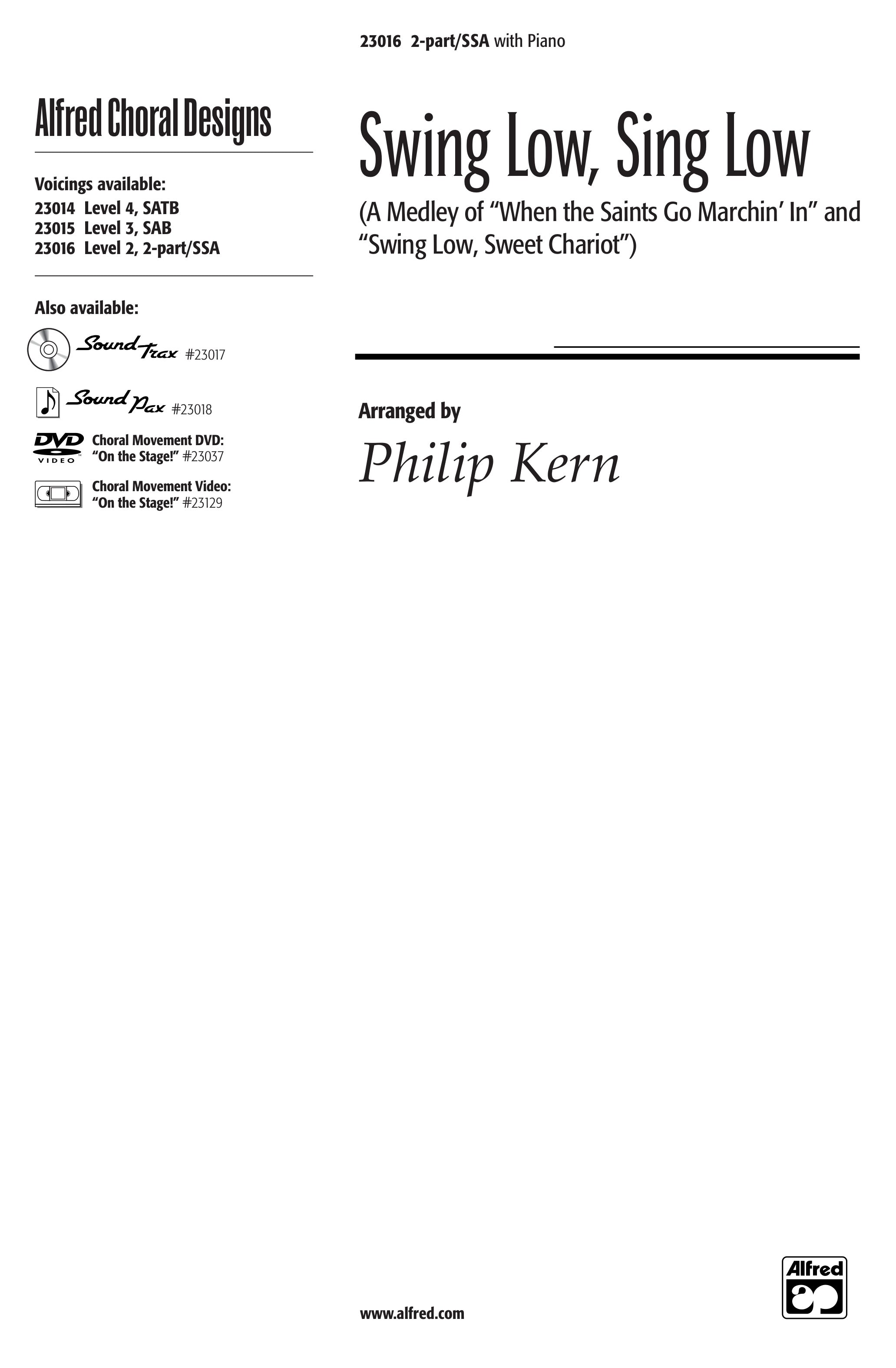 Swing Low, Sing Low Sheet Music Preview