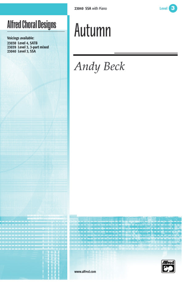 Autumn Sheet Music Preview