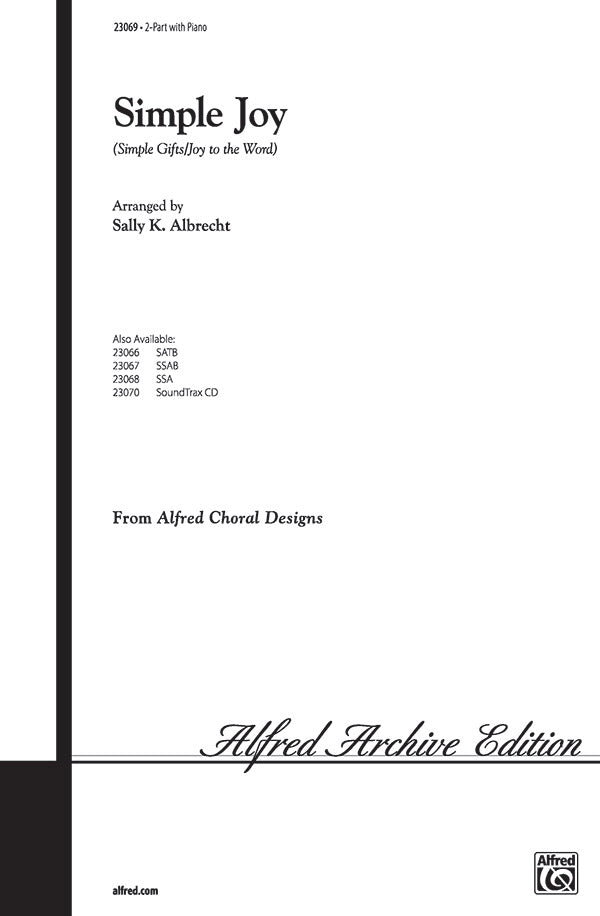Simple Joy (Simple Gifts / Joy to the World) Sheet Music Preview