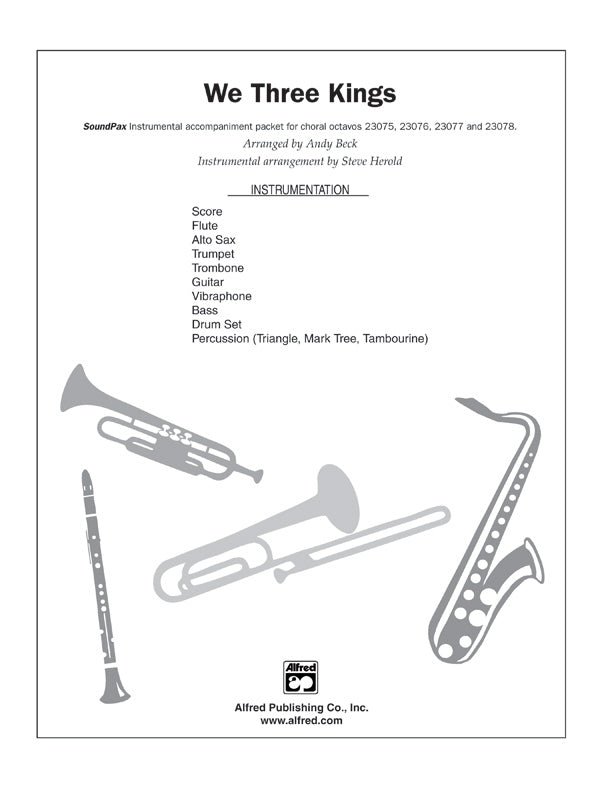 We Three Kings: Flute Sheet Music Preview