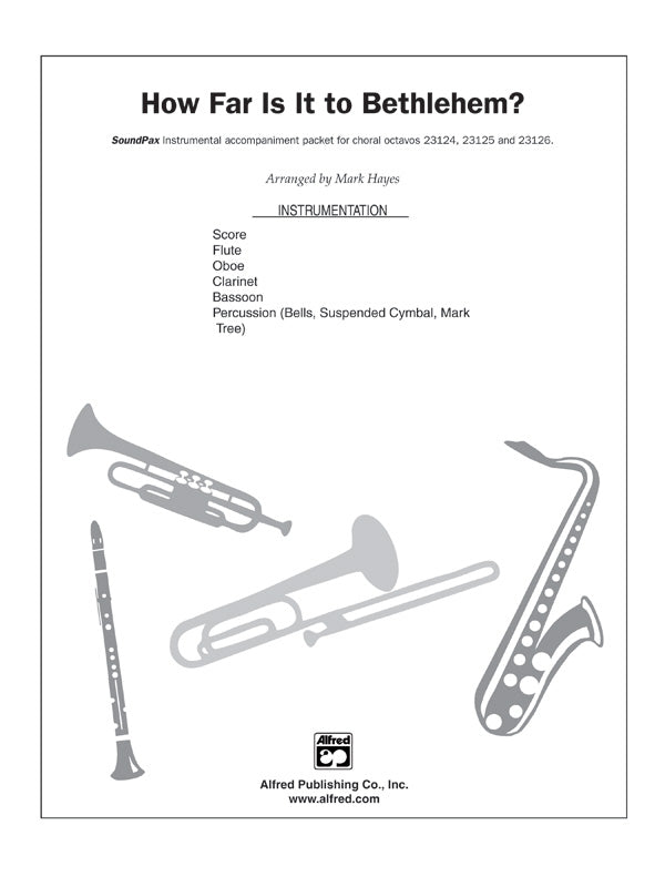 How Far Is It to Bethlehem?: Oboe Sheet Music Preview