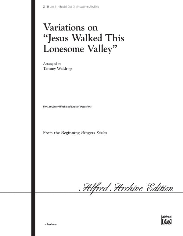 Jesus Walked the Lonesome Valley Cover Image