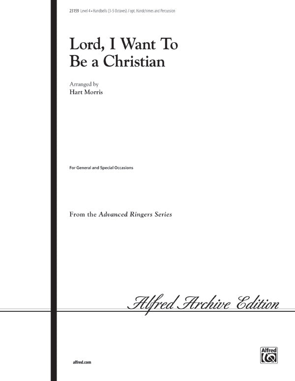 Lord, I Want to Be a Christian Cover Image