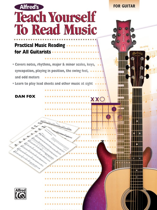 Alfred's Teach Yourself to Read Music for Guitar Cover Image