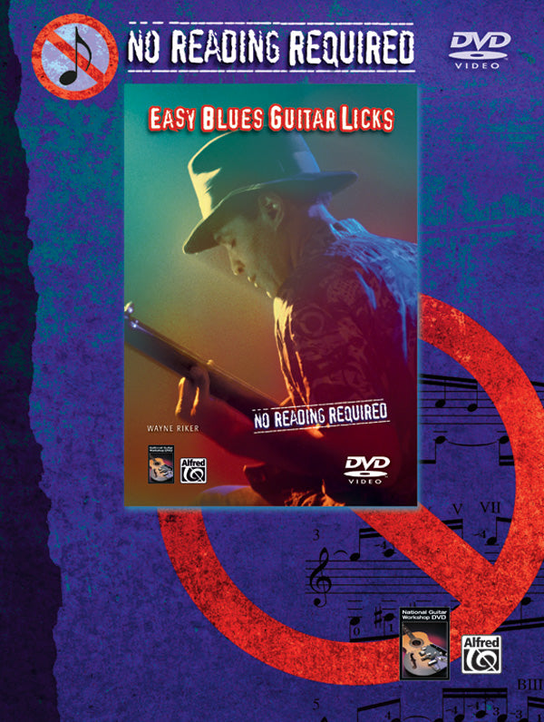 No Reading Required: Easy Blues Guitar Licks Cover Image