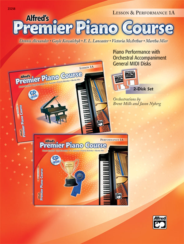 Premier Piano Course, GM Disk 1A for Lesson and Performance Cover Image