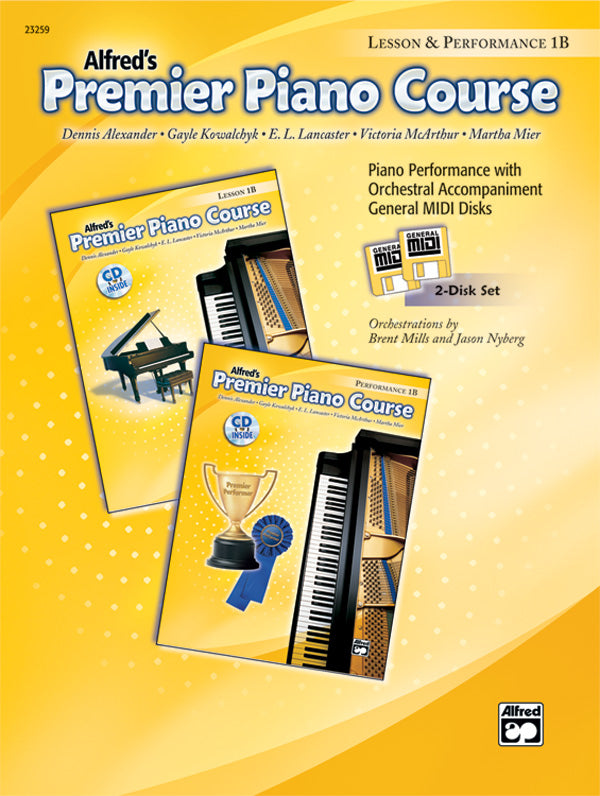 Premier Piano Course, GM Disk 1B for Lesson and Performance Cover Image