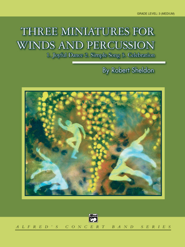Three Miniatures for Winds and Percussion: E-flat Baritone Saxophone Sheet Music Preview