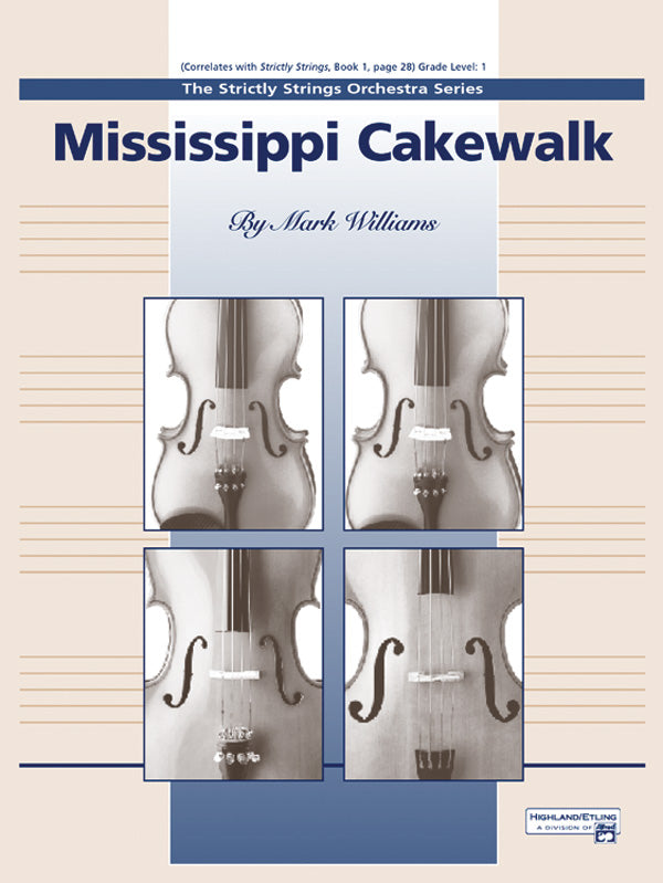 Mississippi Cakewalk: 1st Violin Sheet Music Preview