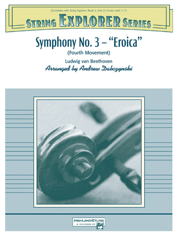 Symphony No. 3 - Eroica (4th Movement): 1st Violin Sheet Music Preview