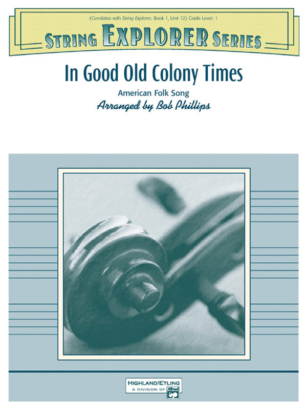 In Good Old Colony Times Cover Image