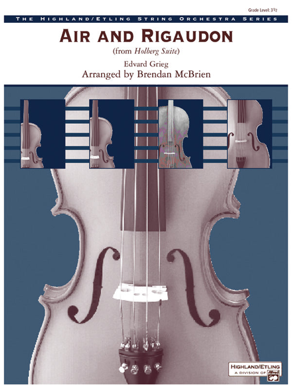 Air and Rigaudon: Cello Sheet Music Preview