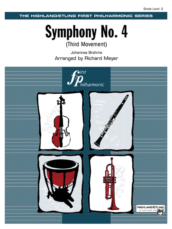 Symphony No. 4: 2nd Percussion Sheet Music Preview