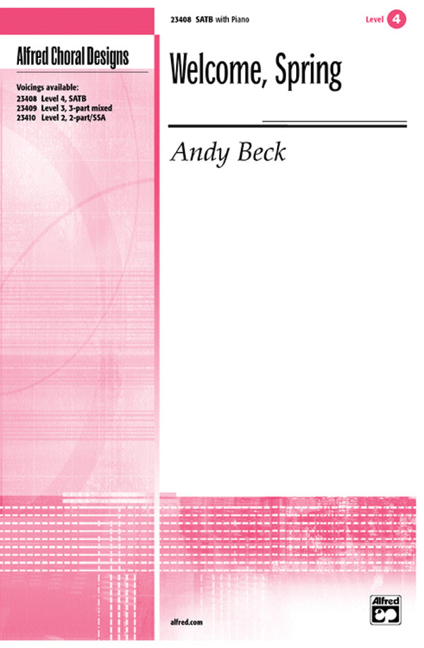Welcome, Spring Sheet Music Preview