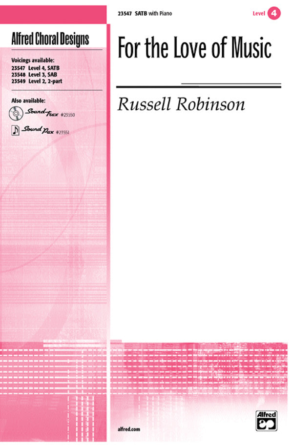 For the Love of Music Sheet Music Preview