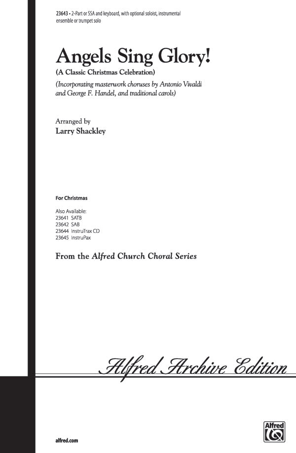 Angels Sing Glory! (A Classic Christmas Celebration) Cover Image