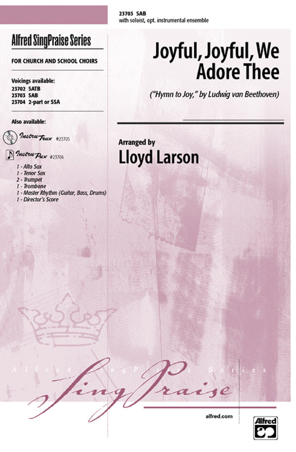 Joyful, Joyful, We Adore Thee Cover Image