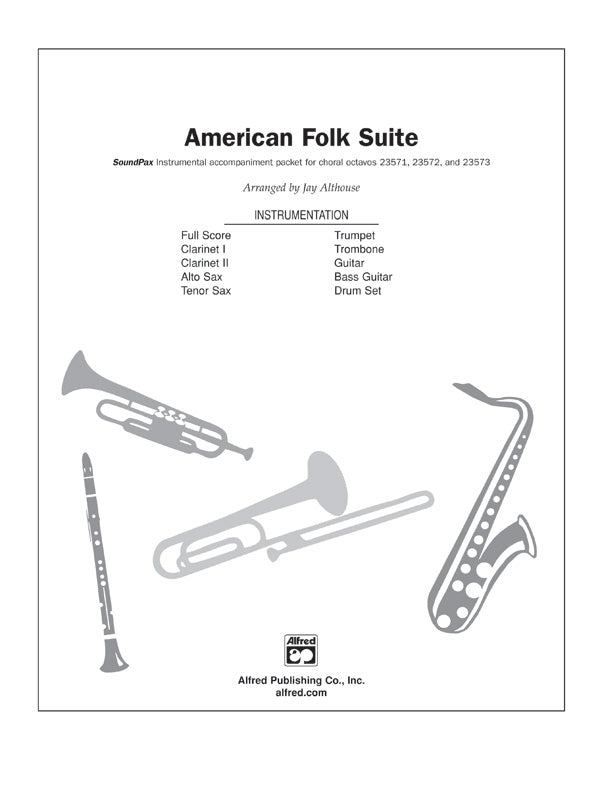 American Folk Suite: 1st B-flat Clarinet Sheet Music Preview