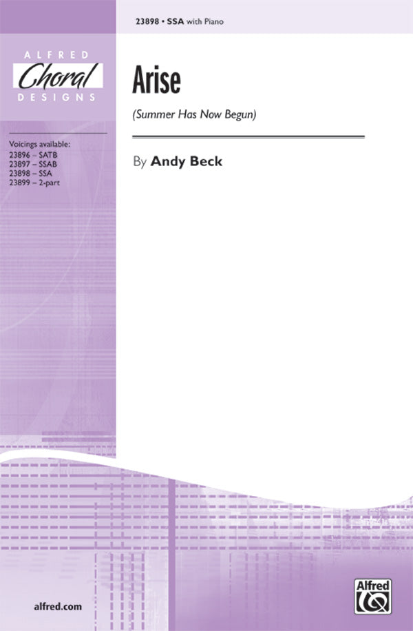 Arise (Summer Has Now Begun) Sheet Music Preview