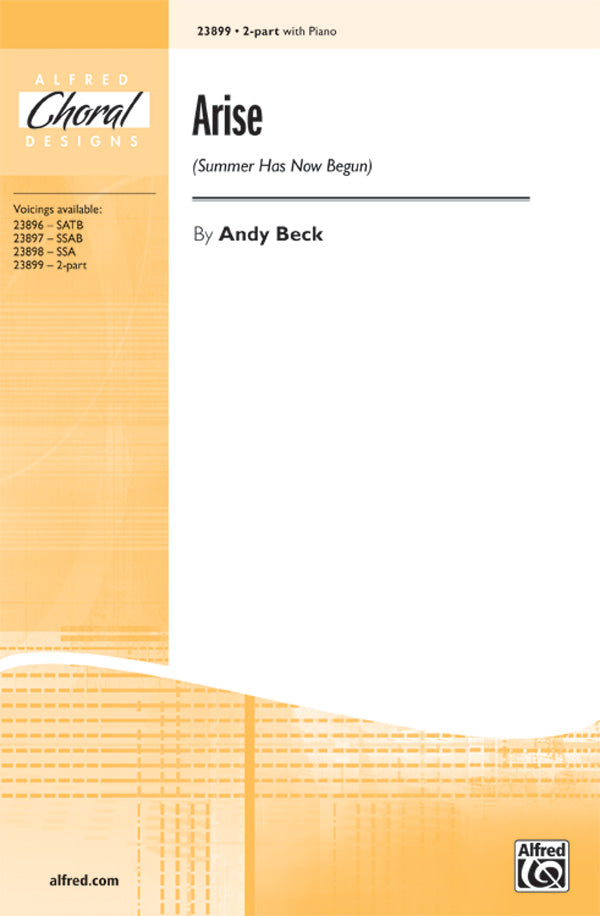 Arise (Summer Has Now Begun) Sheet Music Preview