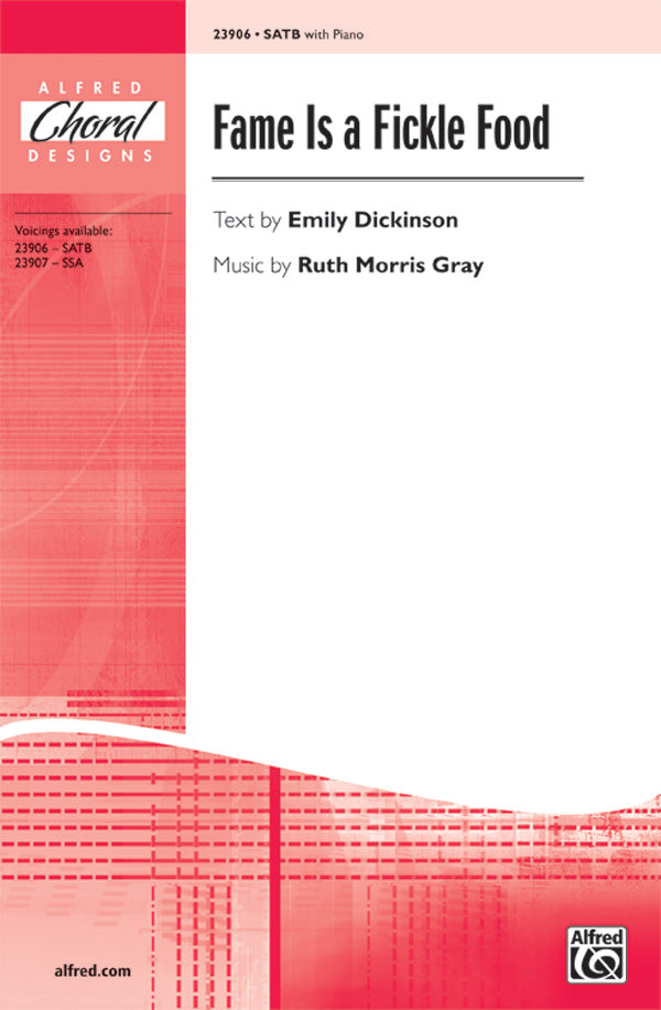 Fame Is a Fickle Food Sheet Music Preview