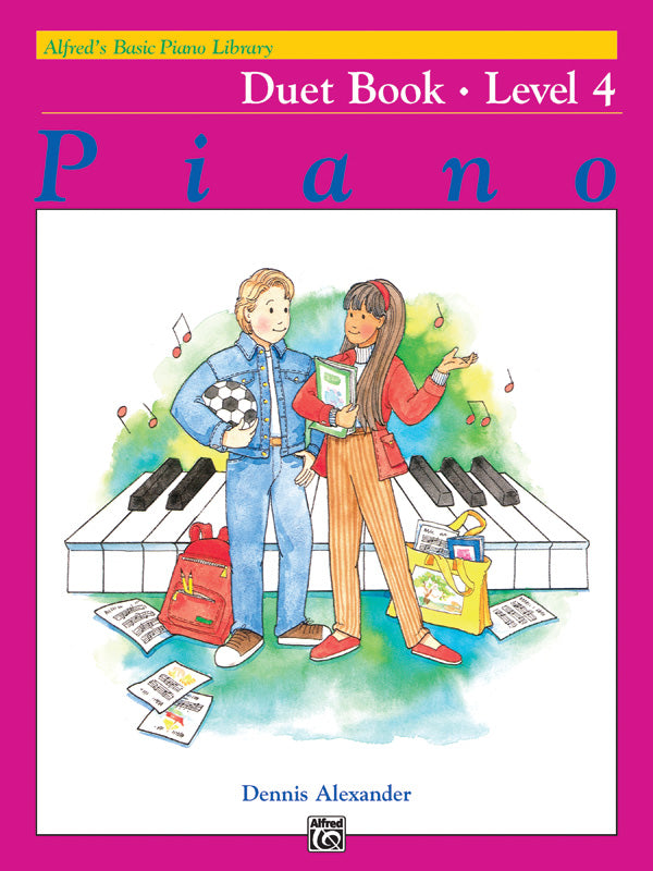 Alfred's Basic Piano Library: Duet Book 4 Sheet Music Preview
