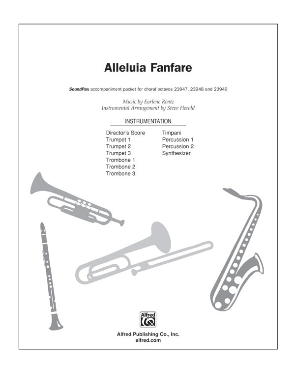 Alleluia Fanfare: 2nd Trombone Sheet Music Preview