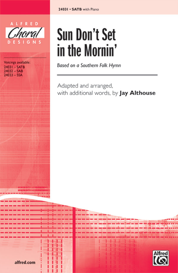 Sun Don't Set in the Mornin' Sheet Music Preview