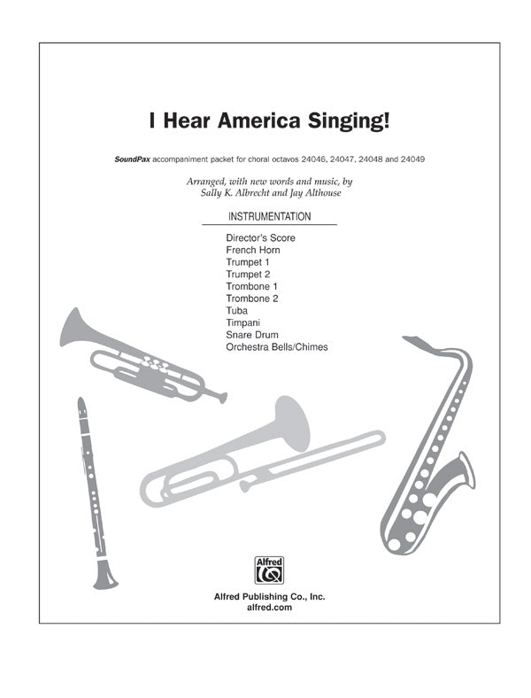 I Hear America Singing!: Score Sheet Music Preview