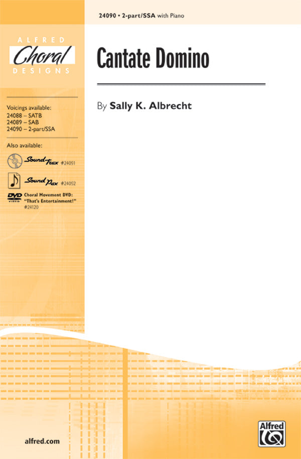 Cantate Domino Sheet Music Preview