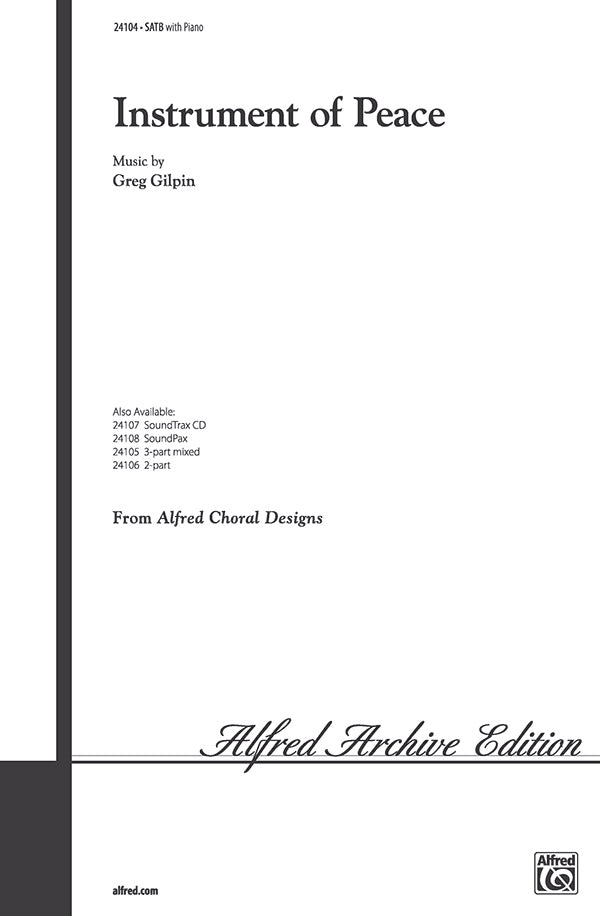 Instrument of Peace Sheet Music Preview
